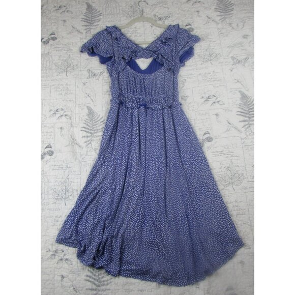 EUC Anthropologie Maeve Resfeber short  Flutter-Slv open back womens XS X Small - Picture 2 of 8